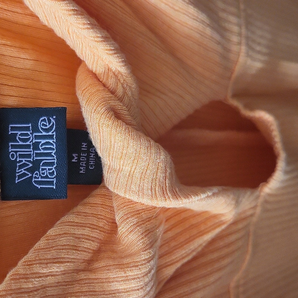 Wild Fable Orange Ribbed Bodysuit One Piece🧡 - Picture 2 of 3